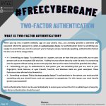 Two-Factor Authentication #FreeCyberGame